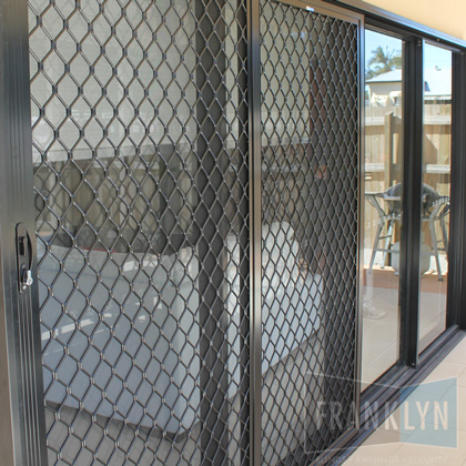 Diamond grille security screen